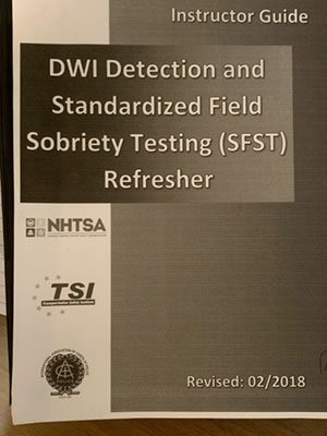 DWI Detection and Standardized Testing